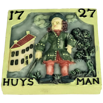 Gevelstenen, Huysman 1727 - presse-papier