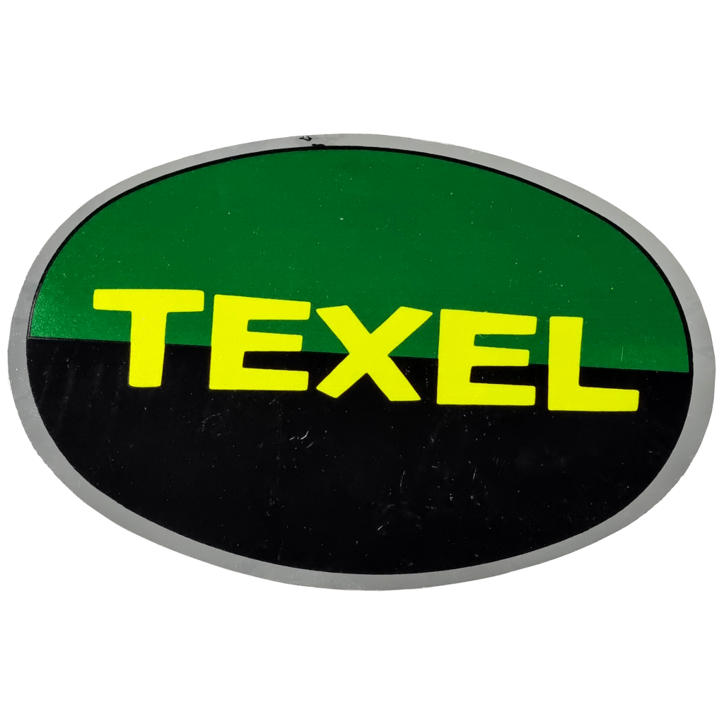 Stick klein ovaal Texel vlag