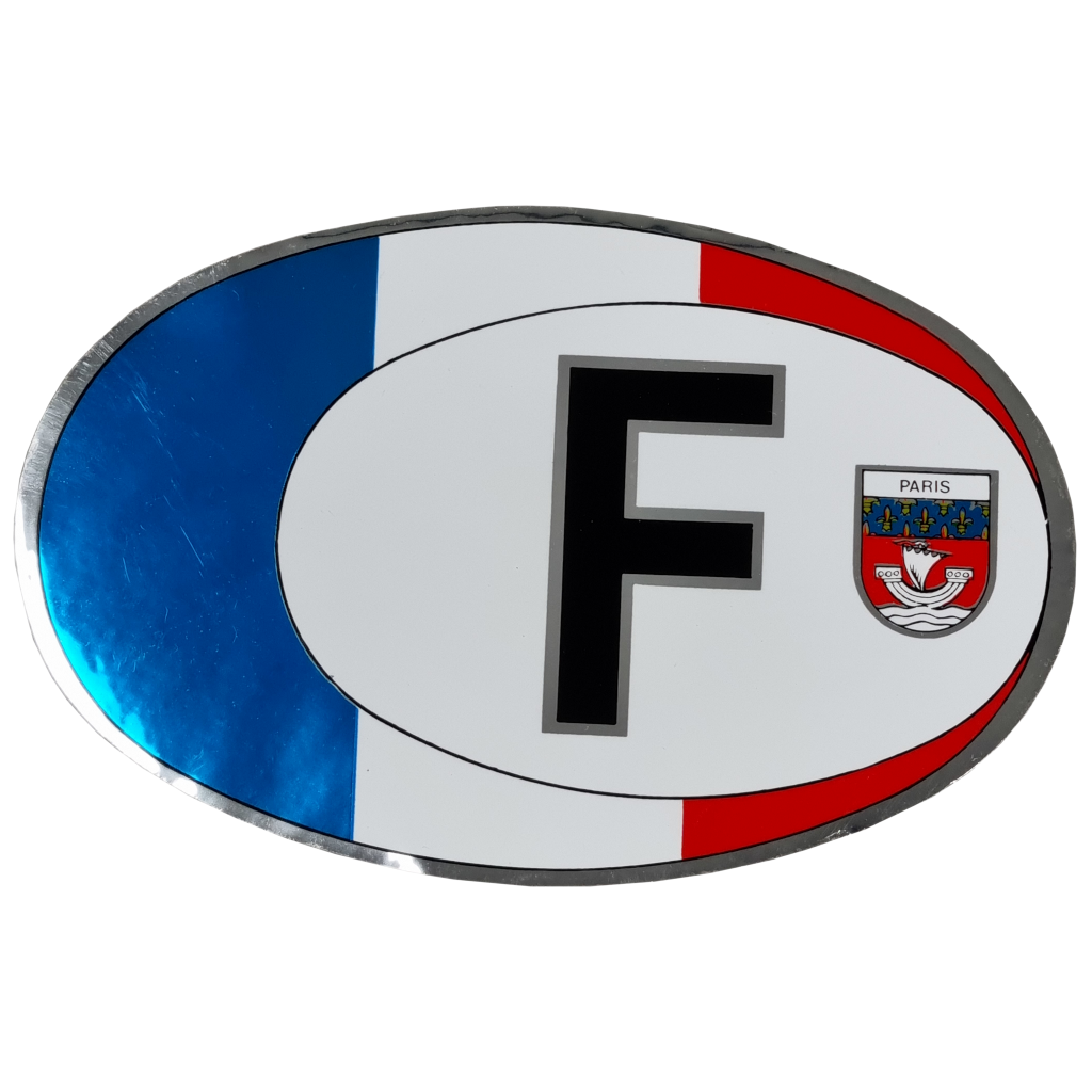 Sticker kl. ovaal Frankrijk