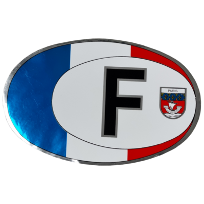 Sticker kl. ovaal Frankrijk