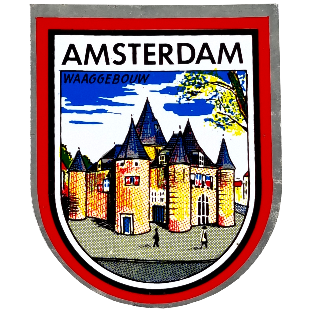 Sticker Amsterdam waaggebouw