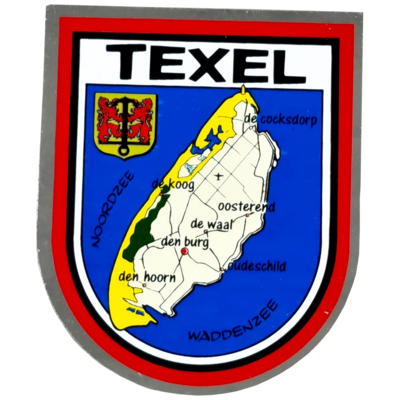 Sticker Texel eiland