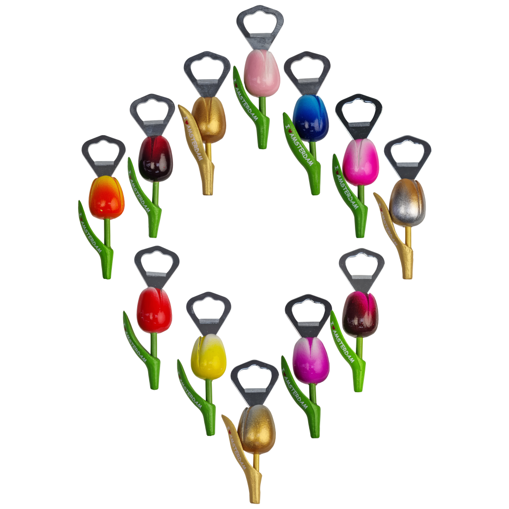 Fleurig Tulpen Flesopeners I ♥ Amsterdam