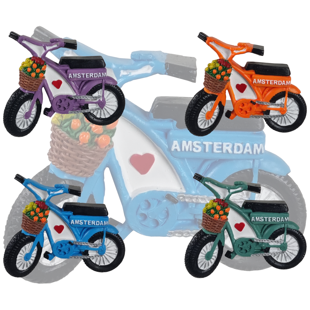 Vooraanzicht van Fatbike met opschrift A&#39;dam