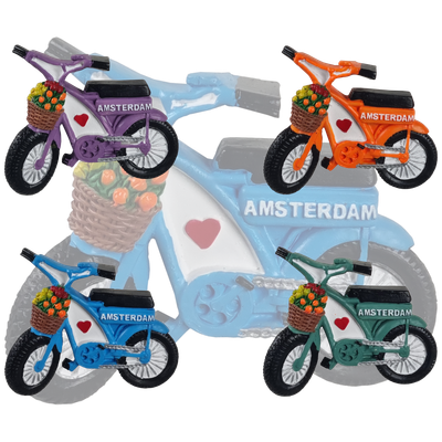 Vooraanzicht van Fatbike met opschrift A&#39;dam