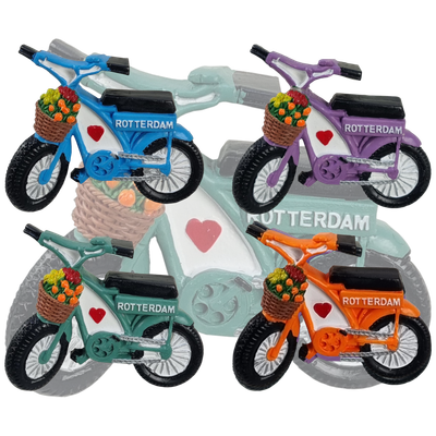 Vooraanzicht van Fatbike met opschrift R&#39;dam