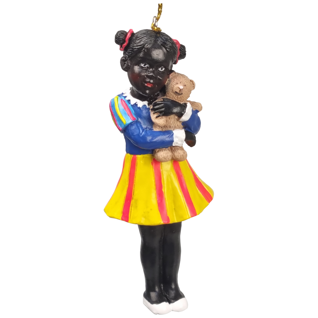 Zwart Pietje met beer
