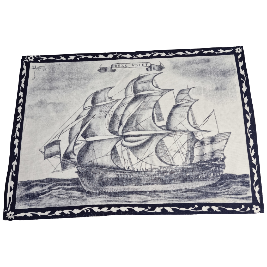 Placemat Beekvliet indigo