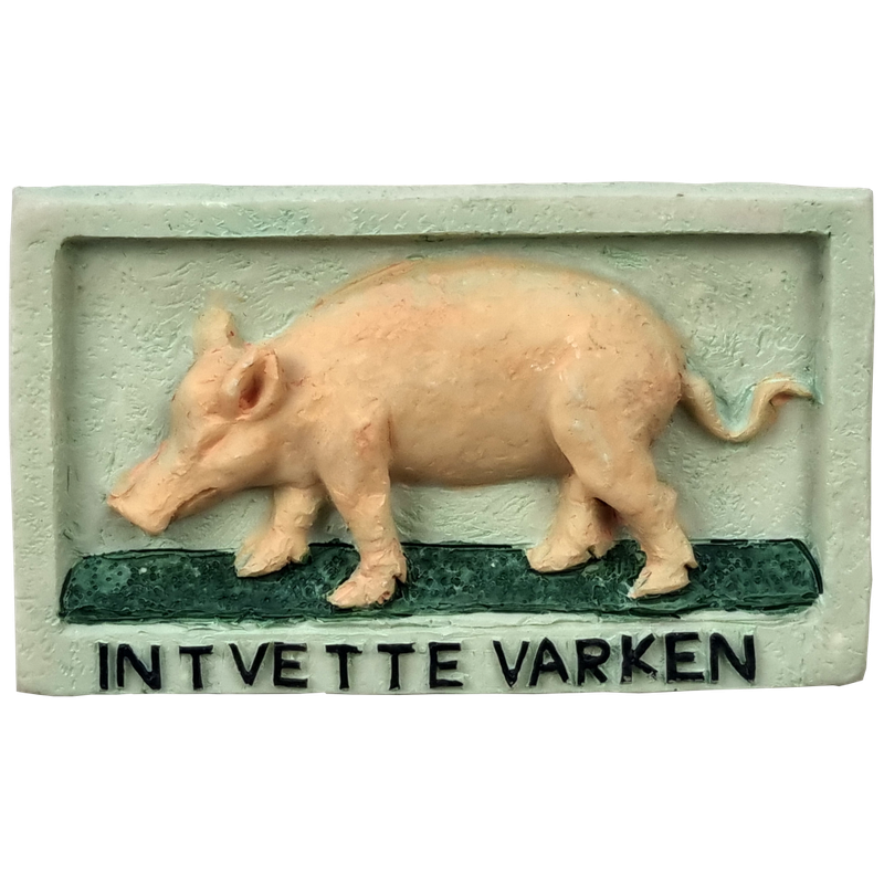 Gevelstenen, Vette Varken - magneet
