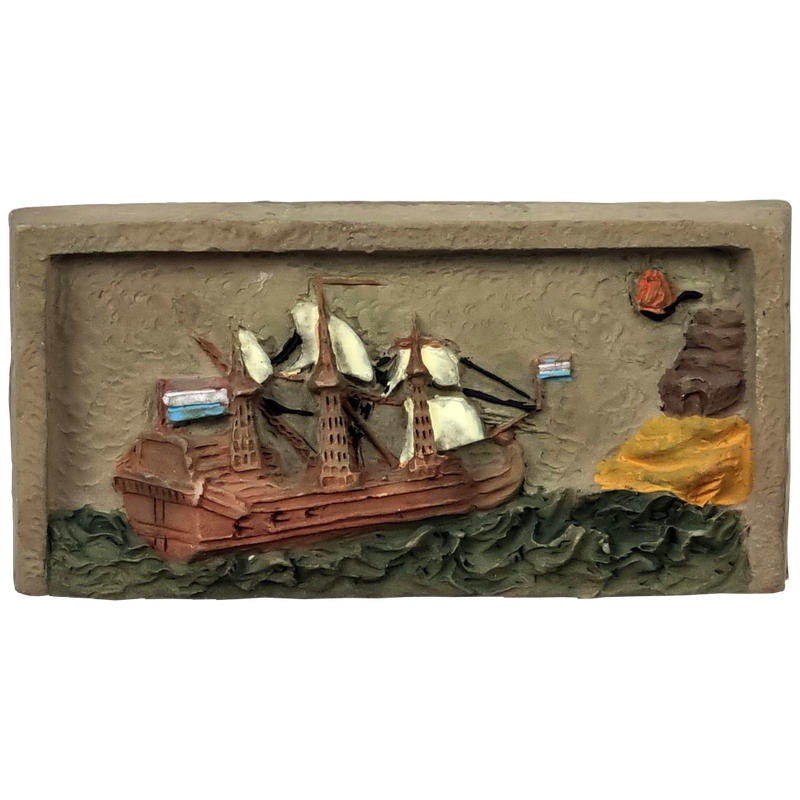Gevelstenen, Driemaster - magneet