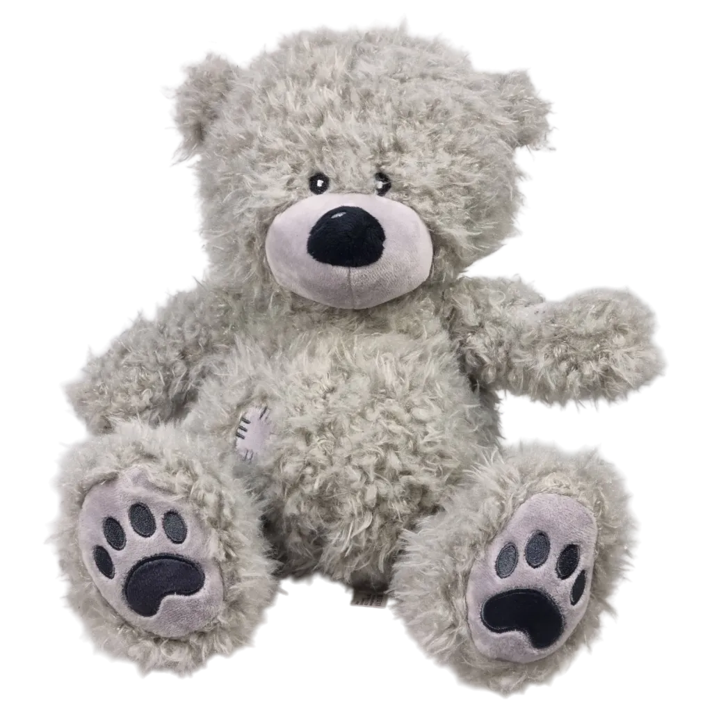 Nice Plush Bear, grey 30 cm