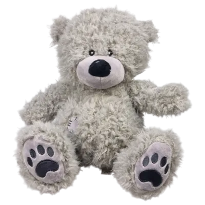 Nice Plush Bear, grey 30 cm