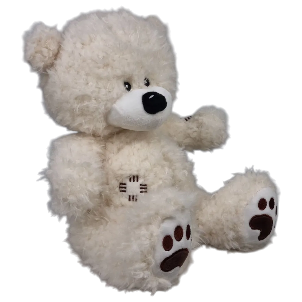 Nice Plush Bear, off-white 30 cm