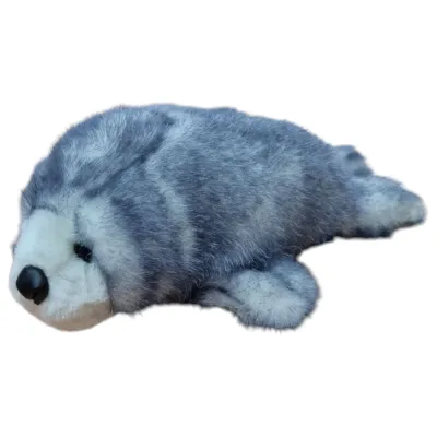 20cm &#39;graffit&#39; Zeehond grijs