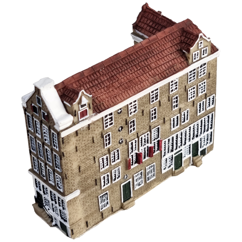 Gevelhuisje Amsterdam Jodenbreestraat - presse-papier