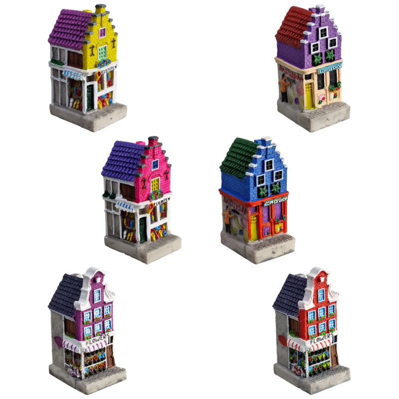 Gevelhuisjes 3D 6 cm