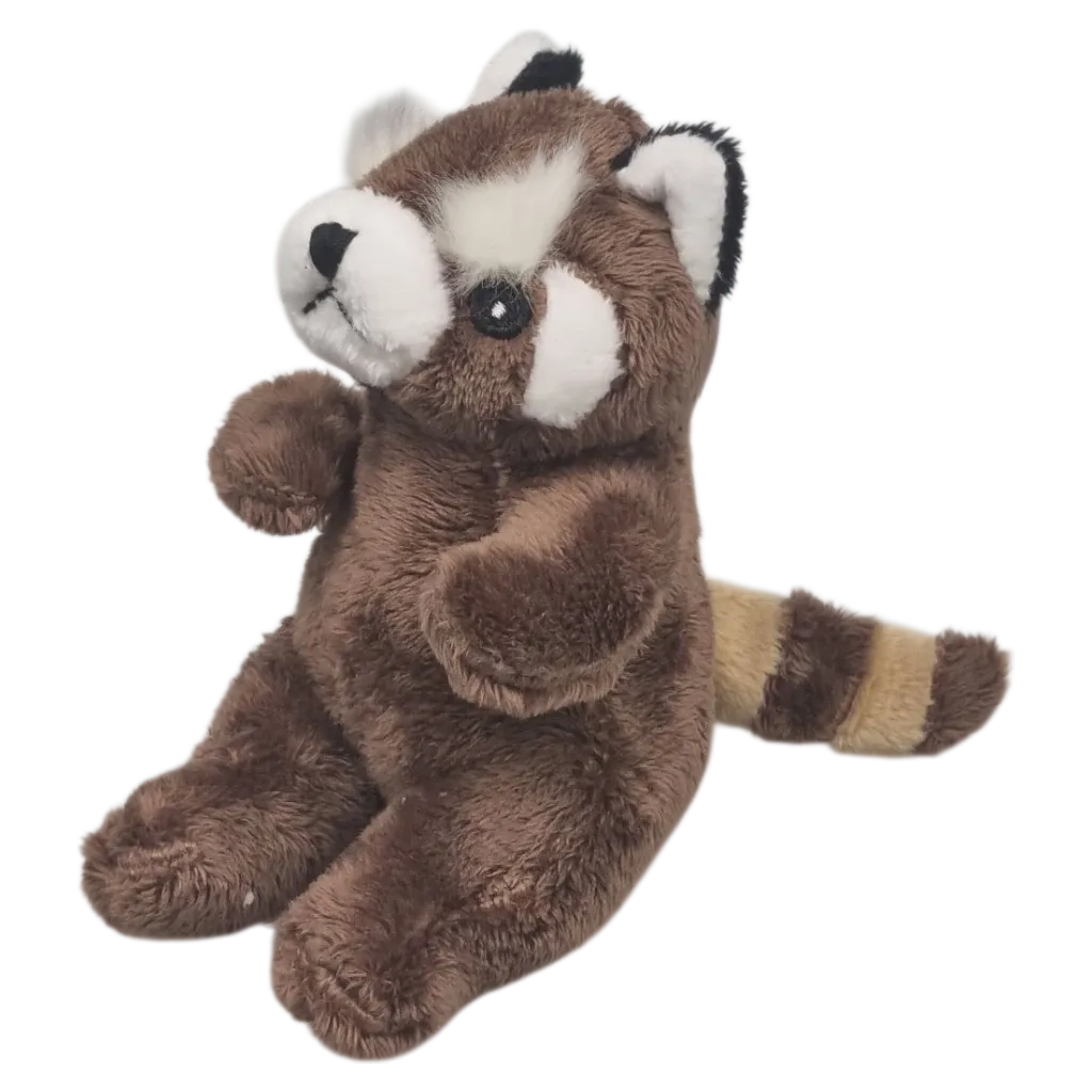Mini-Animals - Zittende Wasbeer - 12 cm