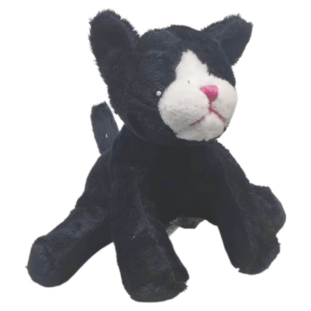 Mini-Animals - Black Cat - 12 cm