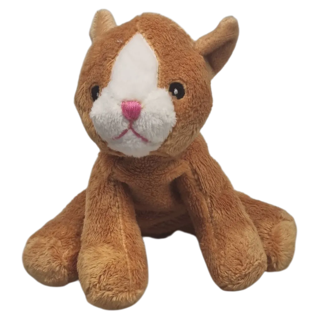 Mini-Animals - Beige Kat - 12 cm