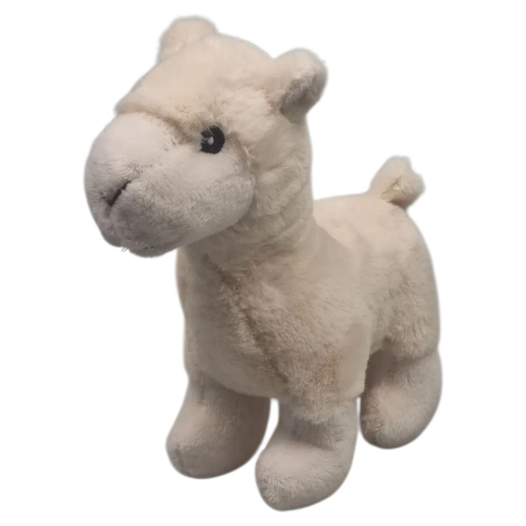 Mini-Animals - Ivoor Witte Alpaca - 15 cm