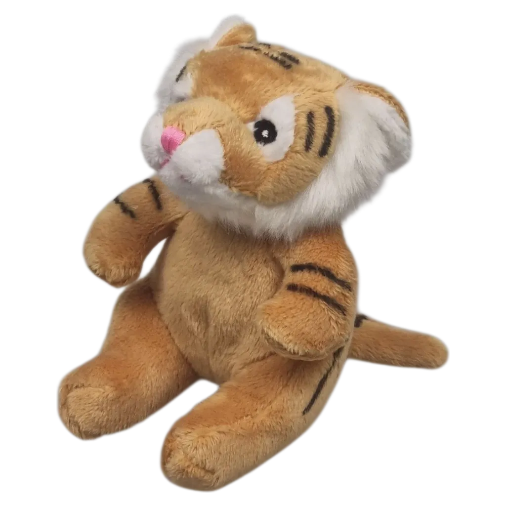 Mini-Animals - Zittende Tijger - 12 cm