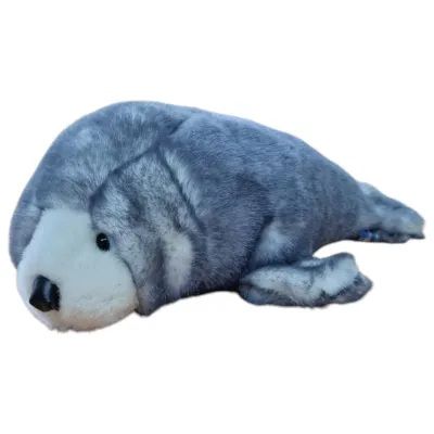 20cm &#39;graffit&#39; Zeehond grijs