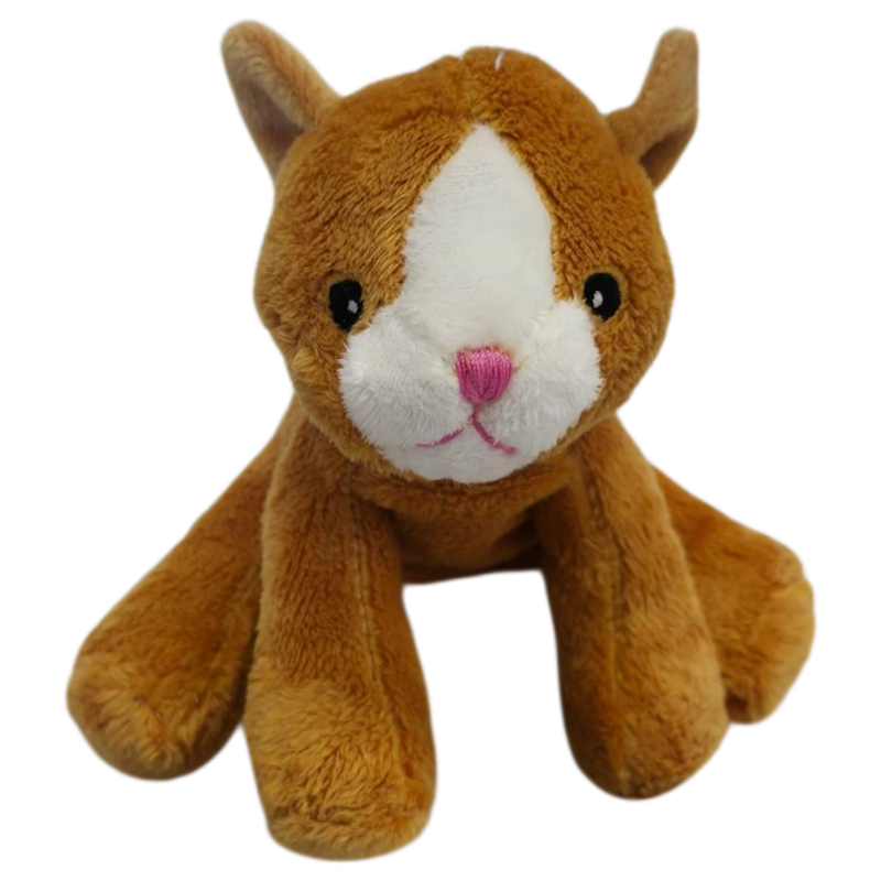 Mini-Animals - Beige Kat - 12 cm