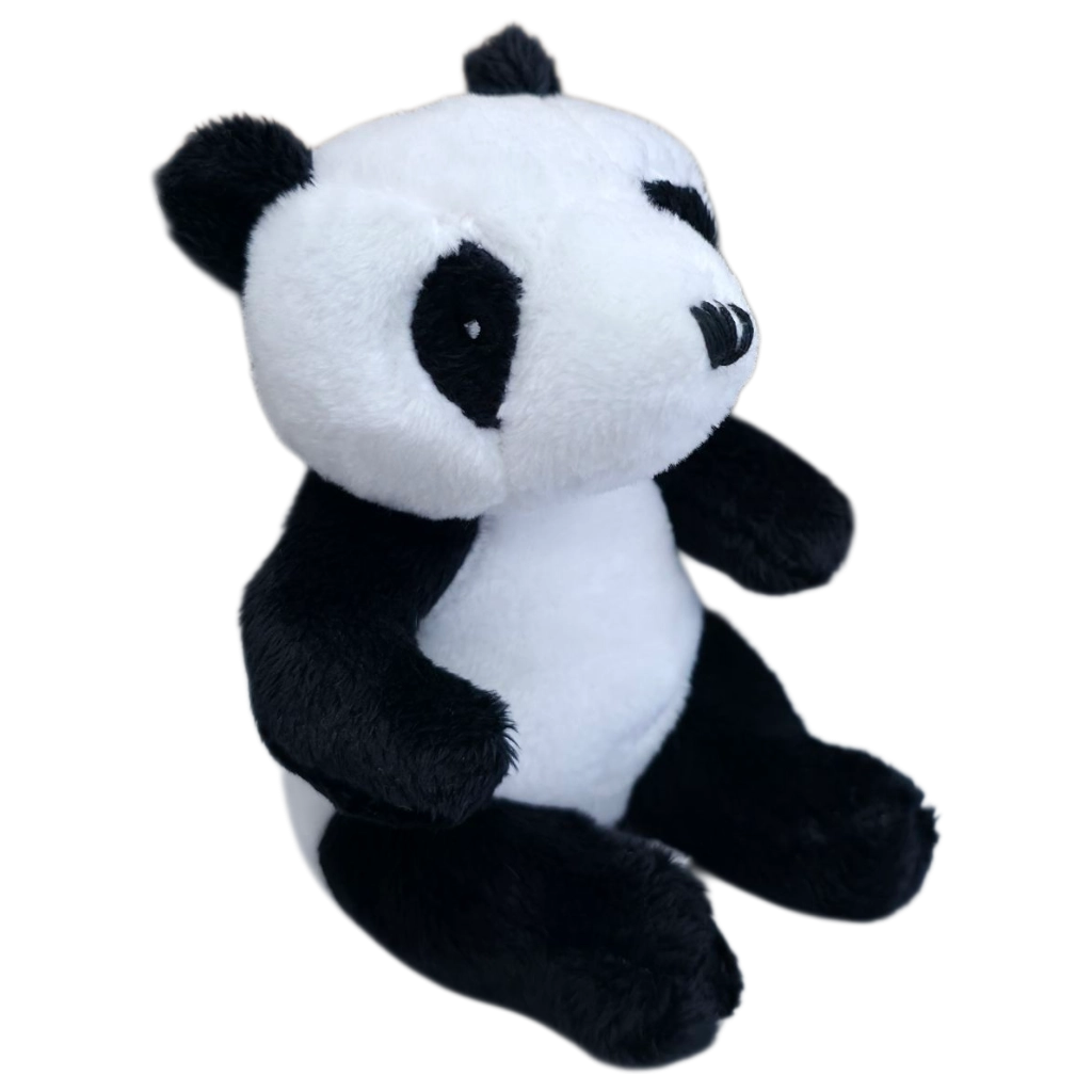 Mini-Animals - Zittende Panda - 12 cm