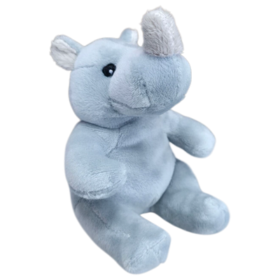 Mini-Animals - Zittende Neushoorn - 12 cm
