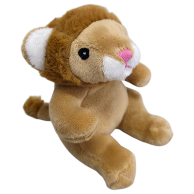 Mini-Animals - Zittende Leeuw - 12 cm