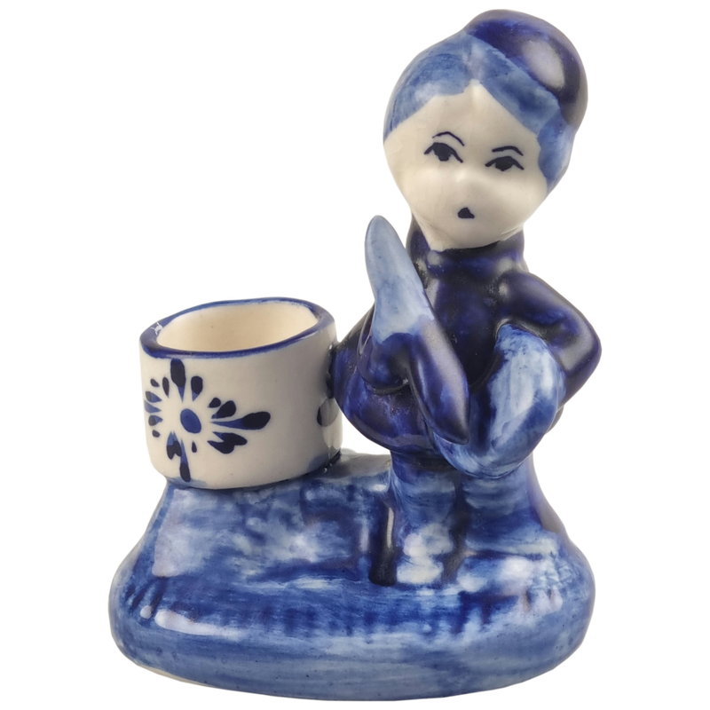 Delfts blauwe Schilder met pot