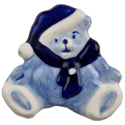 Delfts blauwe Kerstbeer - magneet