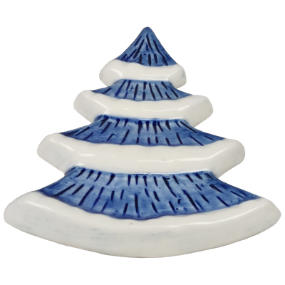 Delfts blauwe Kerstboom - magneet