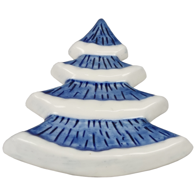 Delfts blauwe Kerstboom - magneet