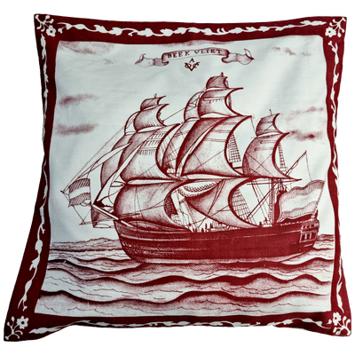 Kussenhoes, Beekvliet bordeaux