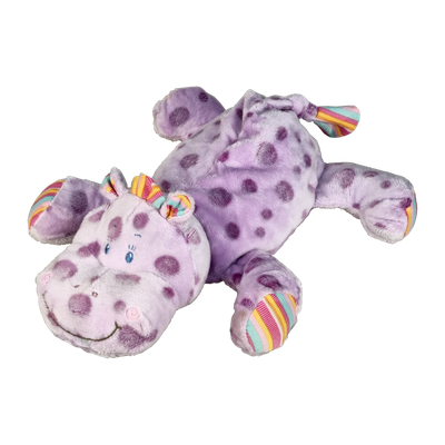 Nijlpaard Lila liggend, 28 cm