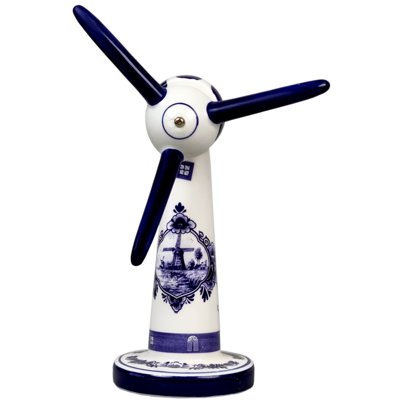 Delfts blauwe Molen, windturbine 18 cm