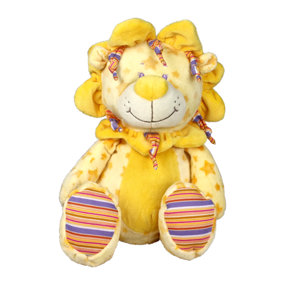 Leeuw Yellow zittend, 30 cm