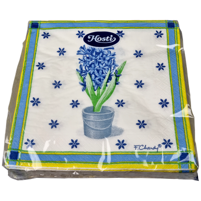 Servetten hyacinten (papier)
