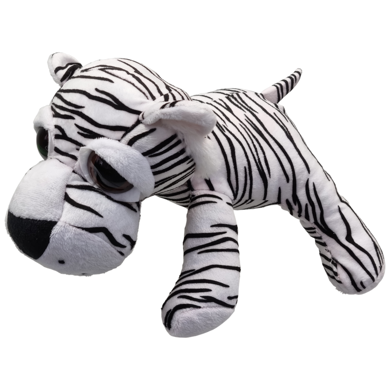 Tiger big eyes white 28 cm