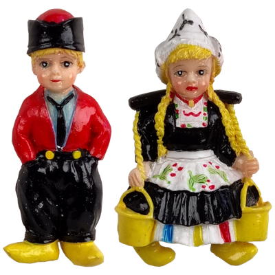 Boer en boerin - magneet