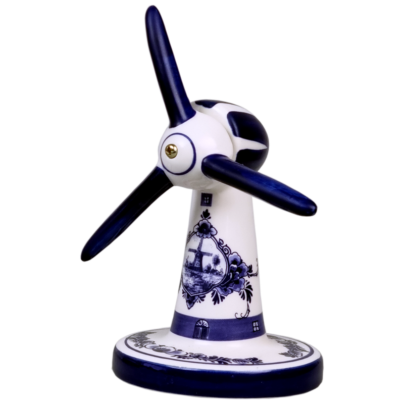 Delfts blauwe Molen, windturbine 11 cm