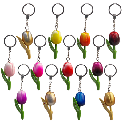 Tulp I ♥ Holland - sleutelhanger