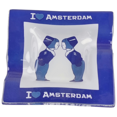 Asbak love Amsterdam jongens 8 cm