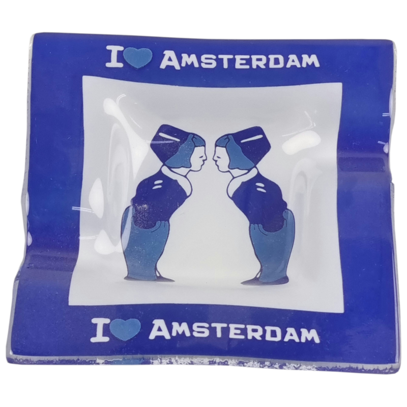 Asbak love Amsterdam jongens 8 cm