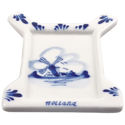 Delfts blauwe Theezakhouder molen