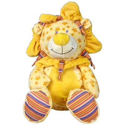 Leeuw Yellow zittend, 40 cm