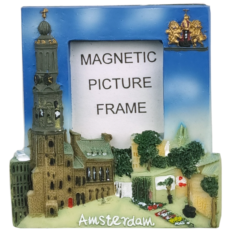 Magneet Amsterdam fotolijstje Munt