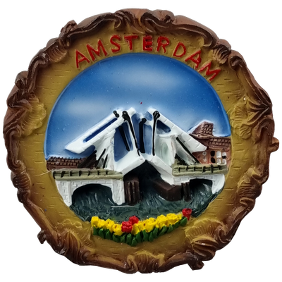 Magneet Amsterdam, Magere Brug (bruine rand)