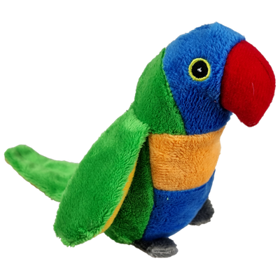 Mini-Animals - Regenboog papegaai - 14 cm